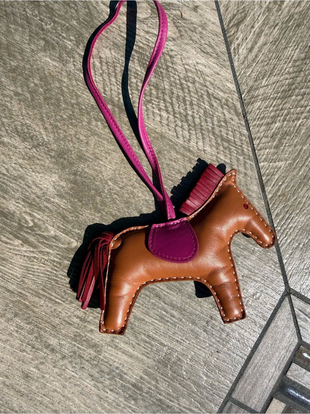 NWOT Hermès Rodeo PM Bag Charm supple Milo lambskin - Picture 3 of 8